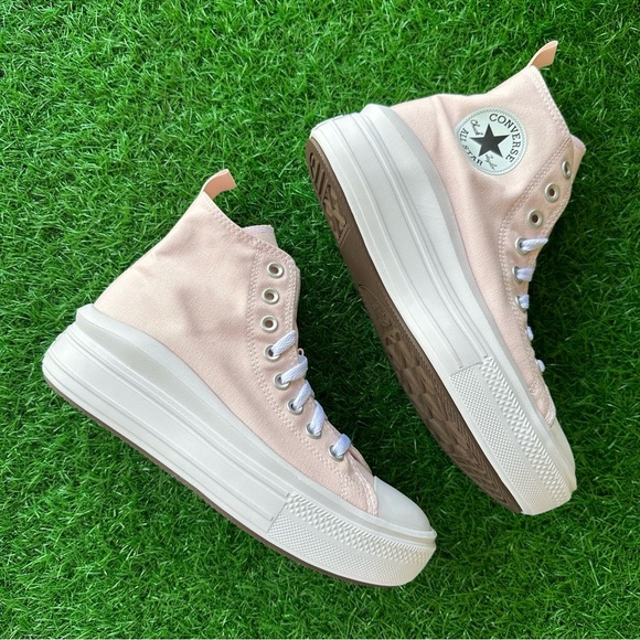 Converse Chuck Taylor All Star Move Hi Decade Pink - Picture 7 of 8